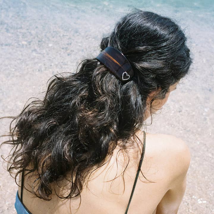 LadyJuneAccessories - Wholesale Barrette - Women's - Tortoise Shell Crystal Barrettes – Retro Hair Clip18