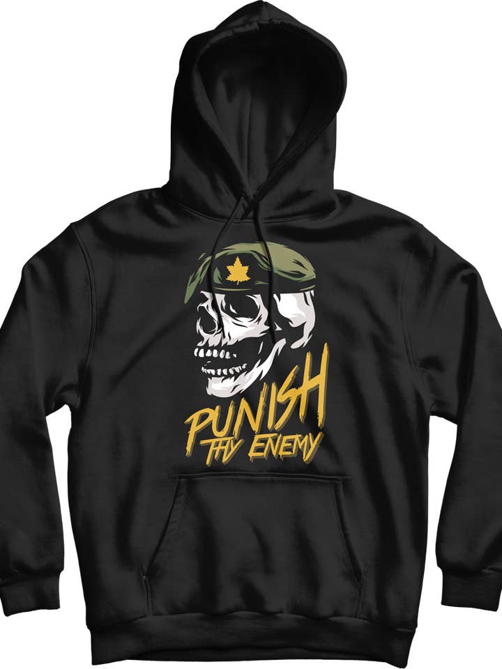Punish Thy Enemy Hoodie for wholesale by Canada for Victory