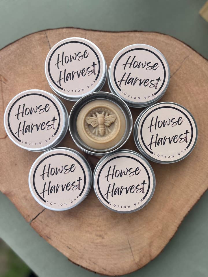 Natural Lotion Bar - Vanilla + Honey for wholesale by Howse Harvest