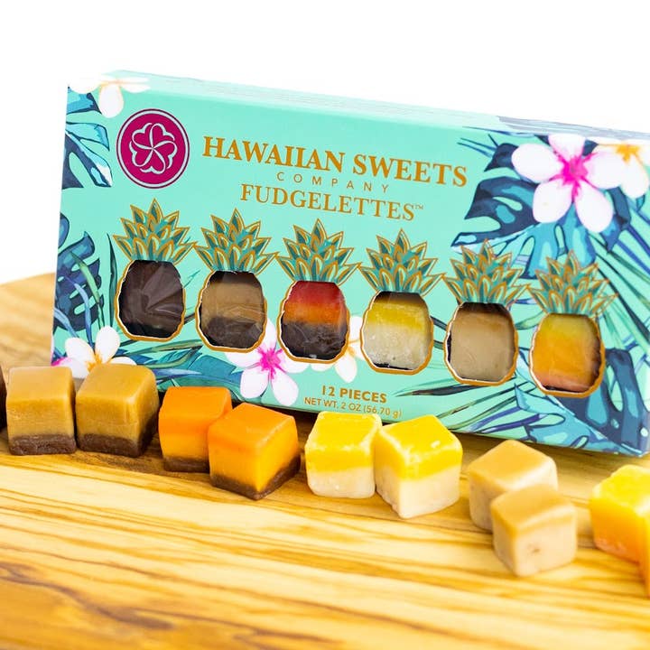12 piece Fudgelette™ Variety Box - Hawaii Flavors and other Purchase Wholesale hawaiiproducts. Free Returns & Net 60 Terms on Faire trending on Faire.