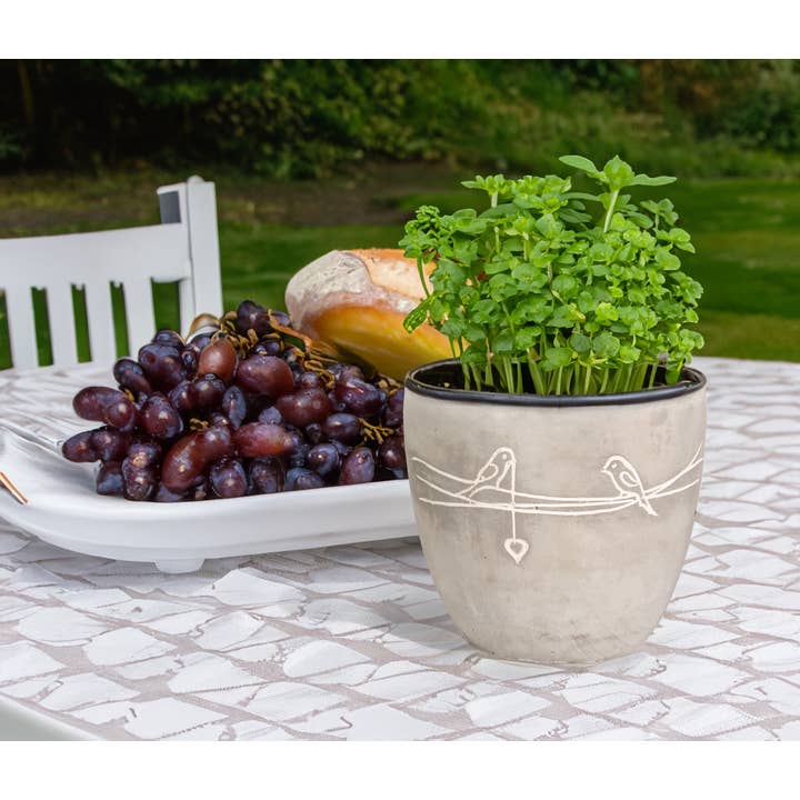 5.5 in. Bird on Wire Planter (12 Per Case) for wholesale by Jackson Pottery