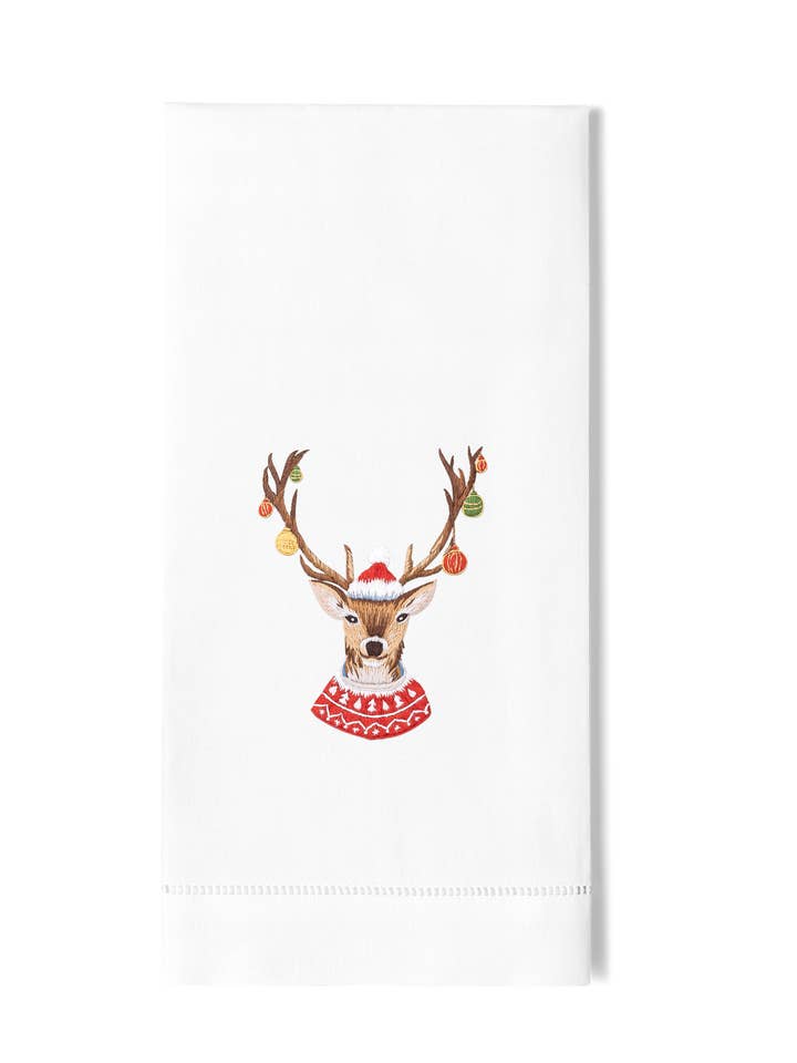 Ornament Antlers Hand Towel por atacado de Henry Handwork