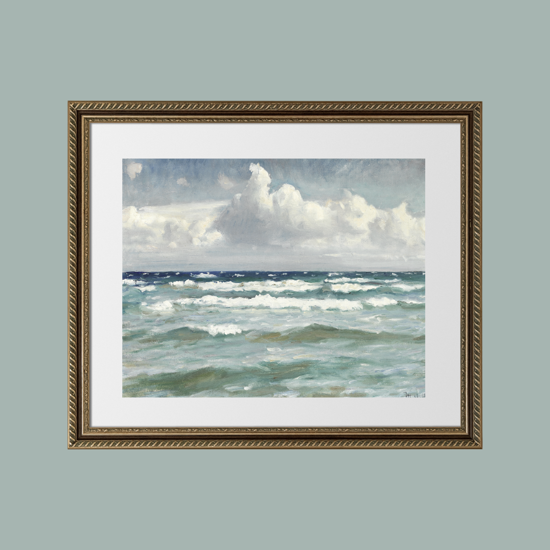 Sea to Skye - Wholesale Art Print - Waves at Sea Antique Art Print 7