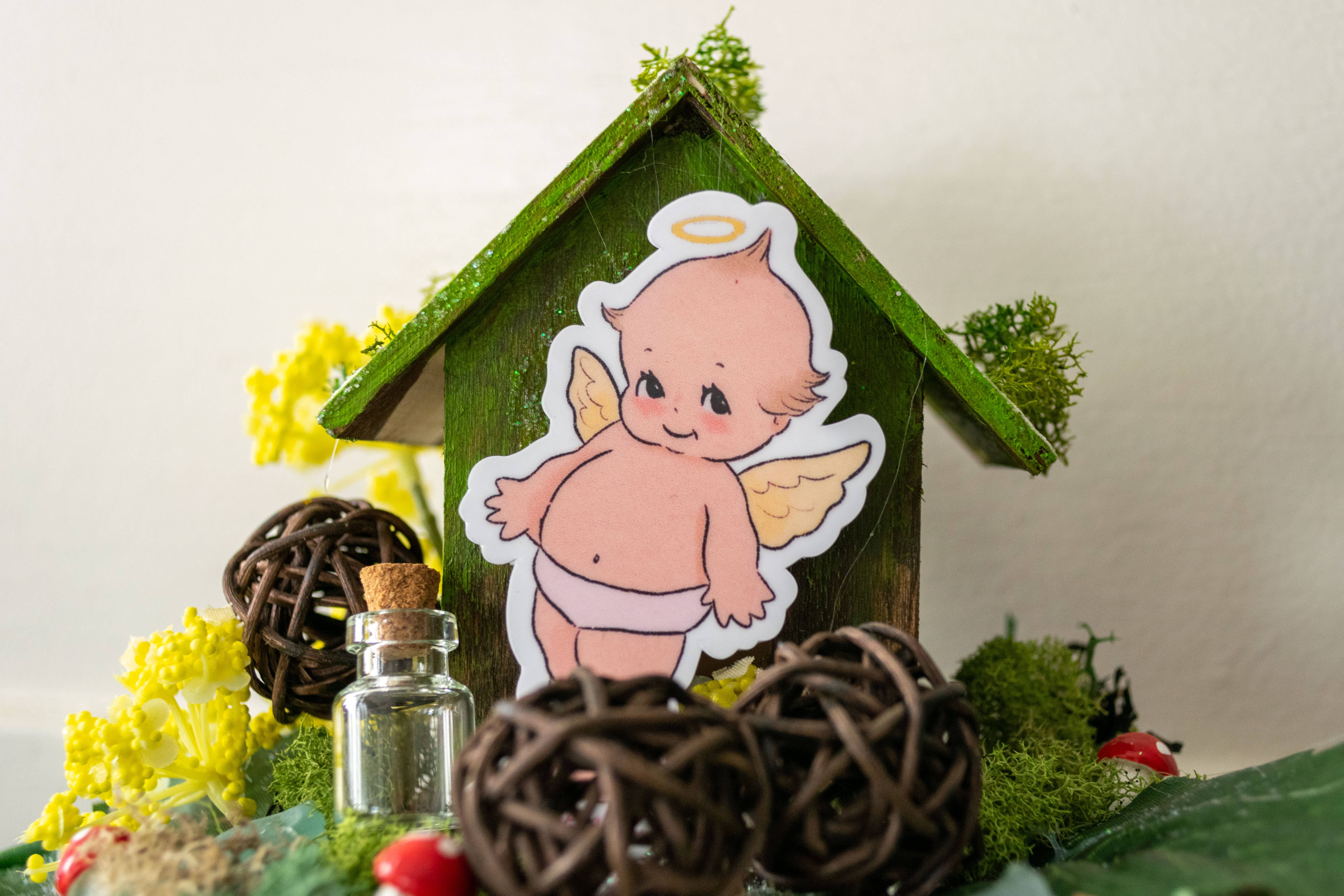 Art By Elowyn - Wholesale Sticker - Cupid Baby Sticker5