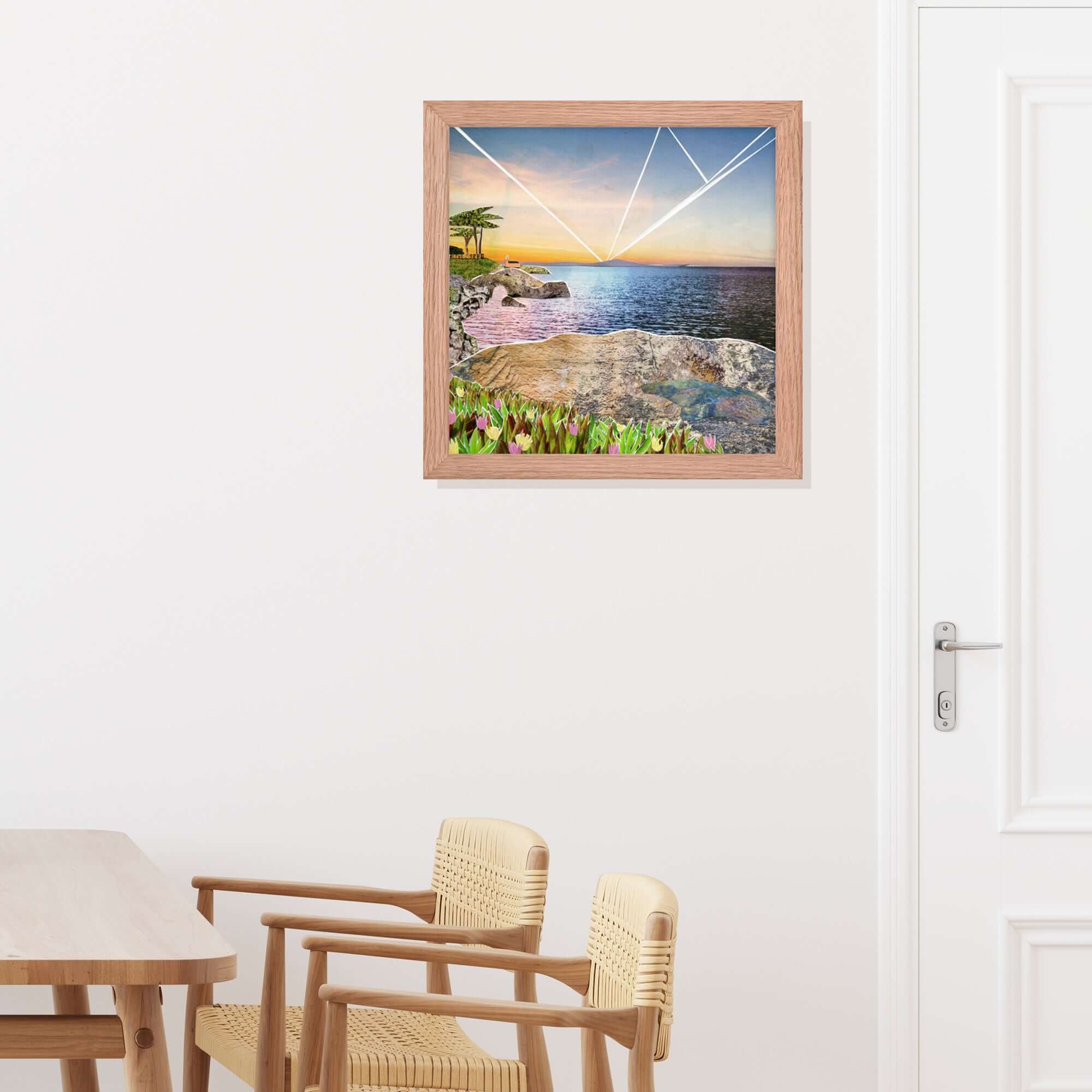 more the merrlier - Wholesale Art Print - Santa Cruz Framed Collage Art Print2