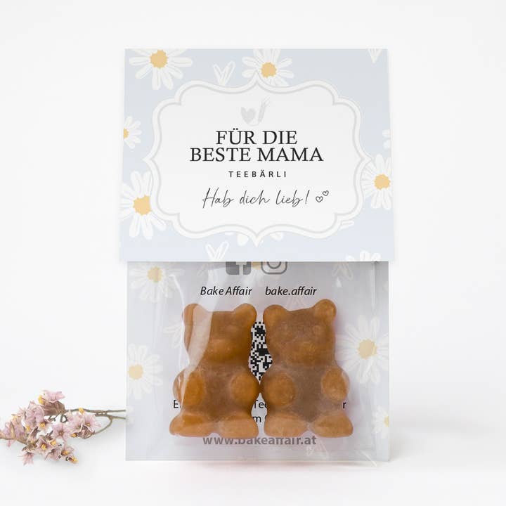 Tea Bear "For the Best Mom" for wholesale by Bake Affair GmbH