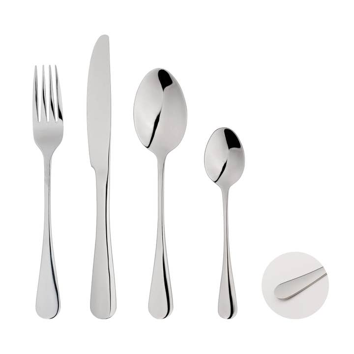 Glim Glam Cutlery Sets Stainelss Steel 16pc Set for wholesale by ELEGANT PRODUCTS UK LTD