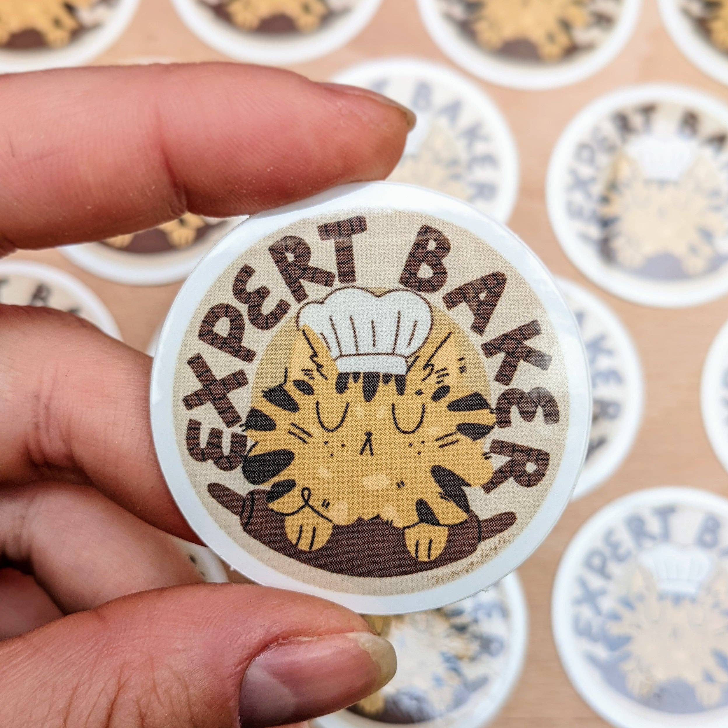 Mimo - Wholesale Sticker - Expert Baker Cat - Vinyl Sticker