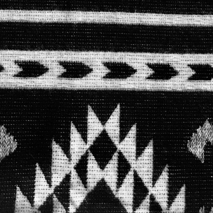 Los Andes Shop – Engroshandel Tæppe – Sydvestligt sort/hvidt tæppe