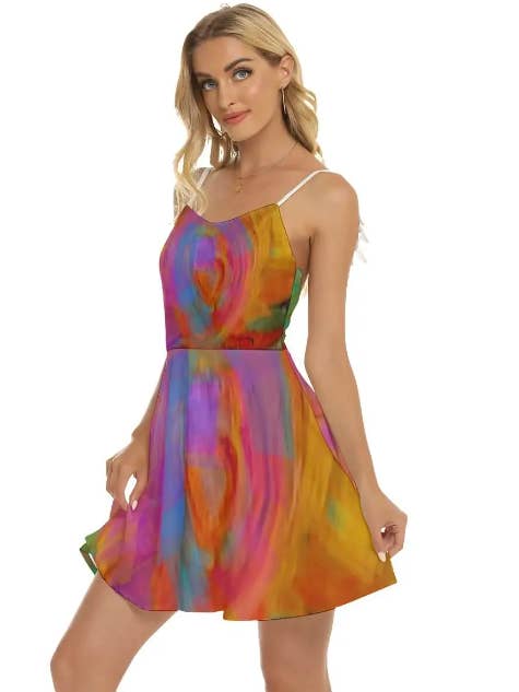 Robe Wings pour femmes, collection Mandala pour la vente par MaricelMarcantoniArt