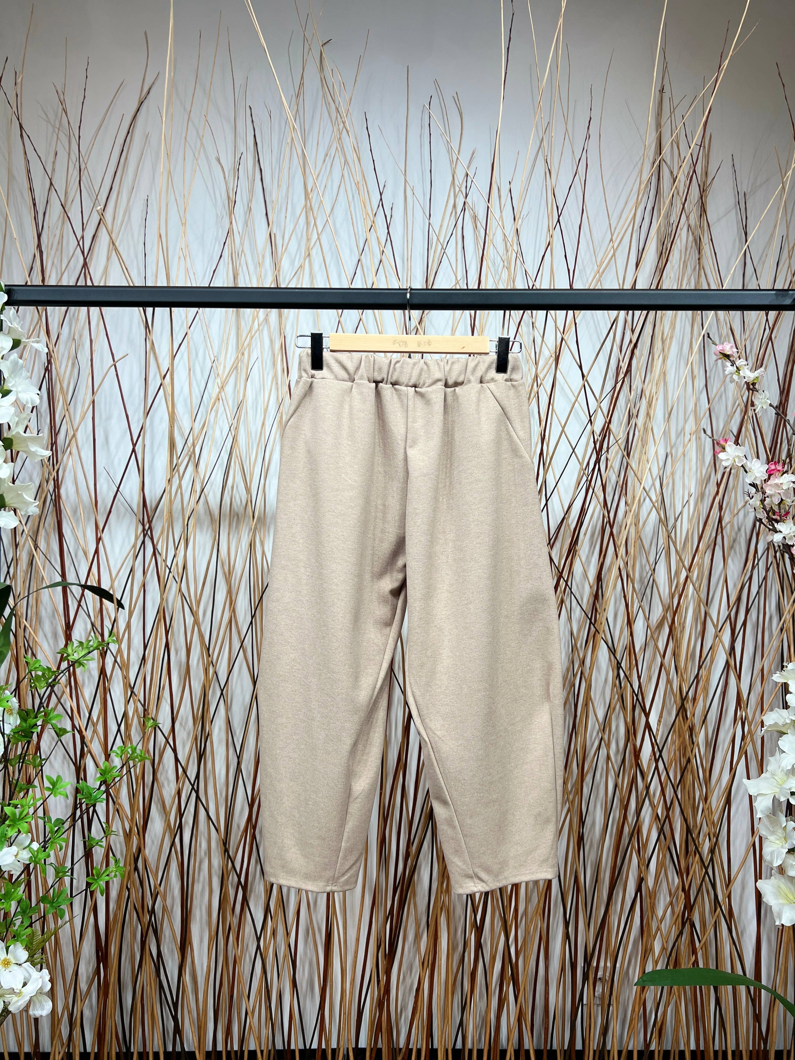 L'Emotion – wholesale Pants – Women's – Balloon Fit Elastic Waist Comfort Wide Leg Pants9