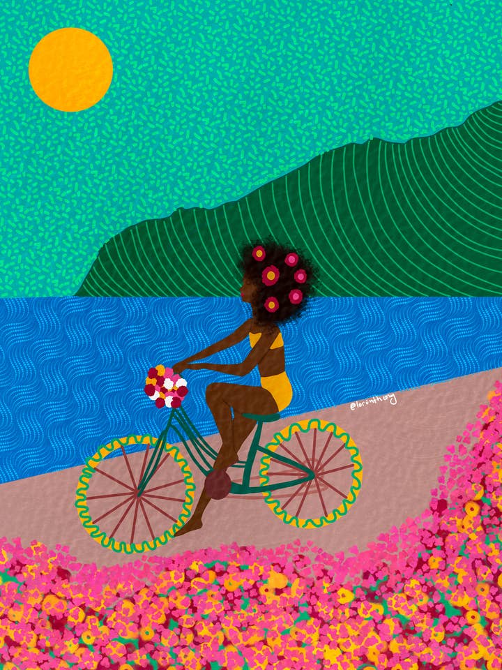 Biken Kunstdruck für den Großhandel von Lorintheory