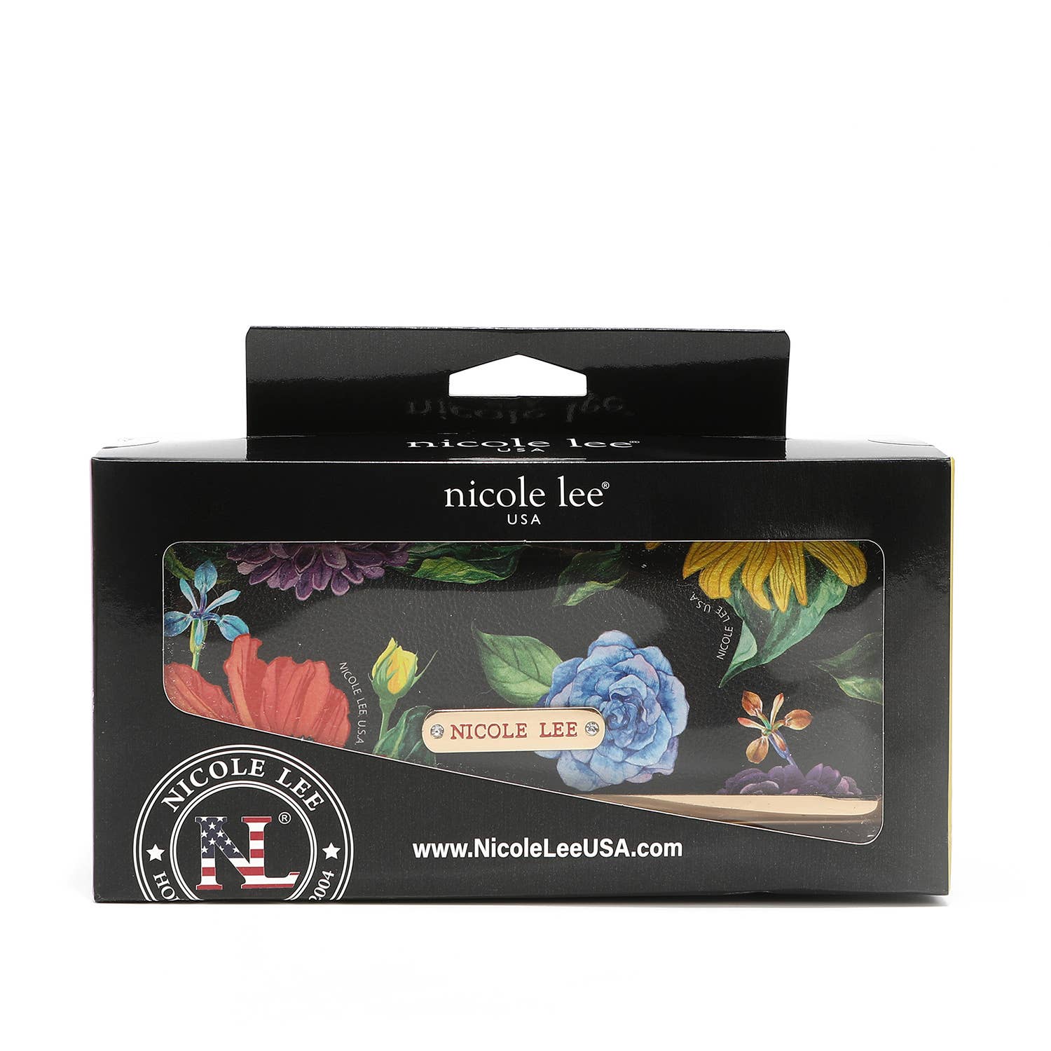 Nicole Lee USA - Wholesale Makeup/Cosmetic Bag - Kiss Lock Makeup Case - Cozy Street in Milan Print8