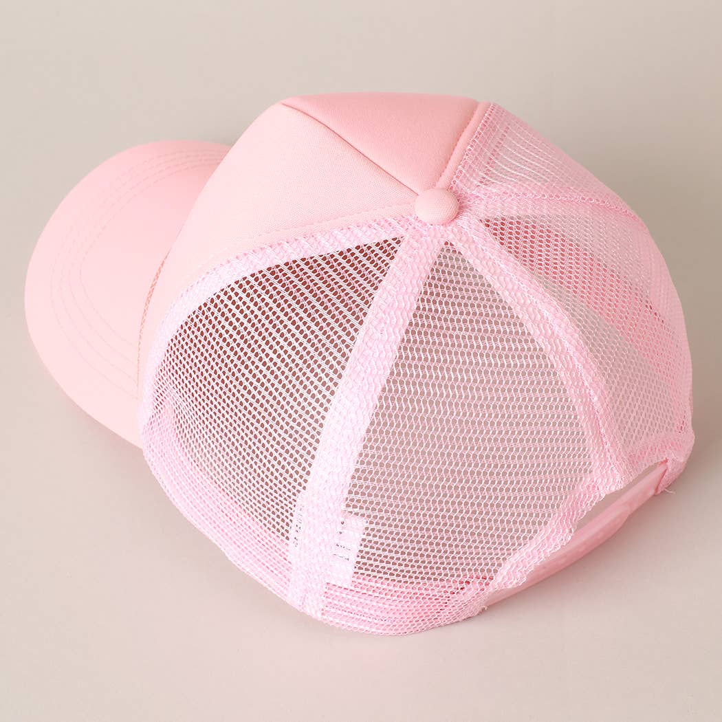 Fashion City – Engroshandel Trucker hat - Dame – Glitter SALTY trykt skum Trucker Hat12