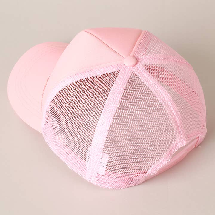 Fashion City – Engroshandel Trucker hat - Dame – Glitter SALTY trykt skum Trucker Hat12