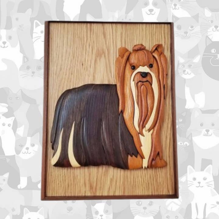 Yorkshire Terrier - Urna de Madera para Perro Hecha a Mano para venta al por mayor de Positive Urns