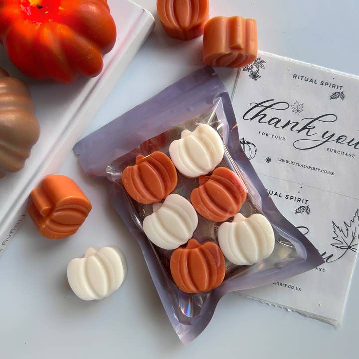 Ritual Spirit ltd – wholesale Wax melt – Pumpkin Soy Wax Melts | Pack of 6 | Pumpkin Spice Autumn