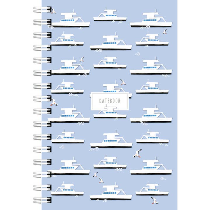 "North Ferry Datebook" – Nautisch geïnspireerde planner voor wholesale door Lilybart LLC