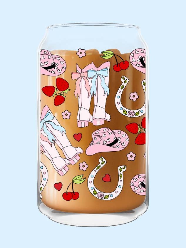 Verre Coquette Cowgirl pour la vente par Melting Hearts Co