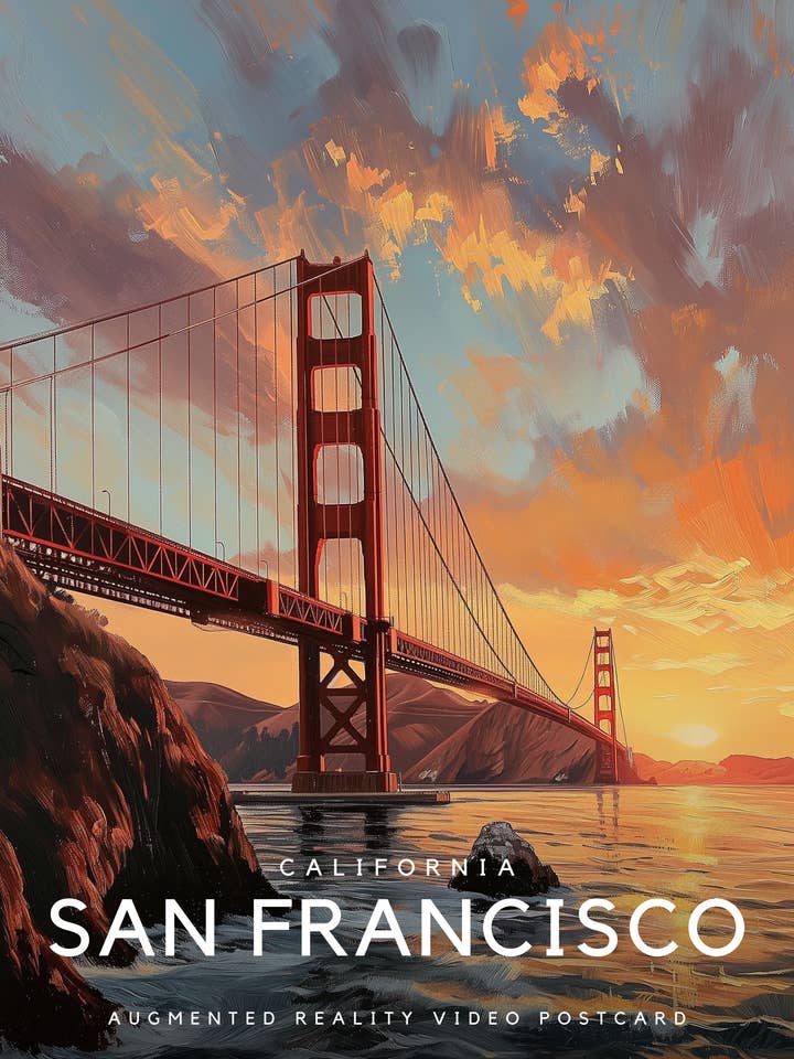 San Francisco | Magic Postcard
for wholesale by Magic Greetings