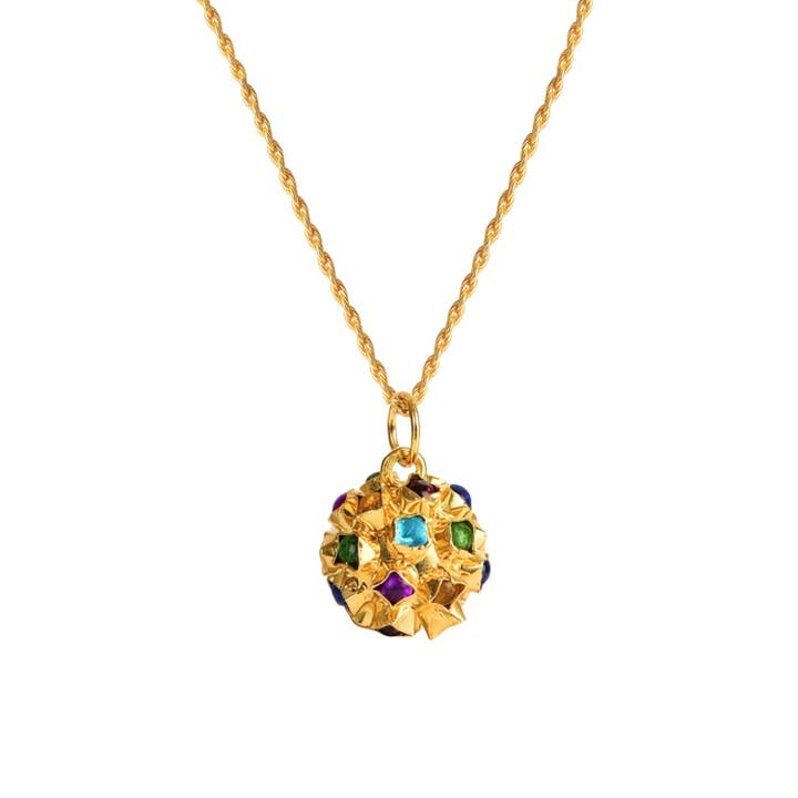 Collier Mina en argent plaqué or pour la vente par PORTUGAL JEWELS