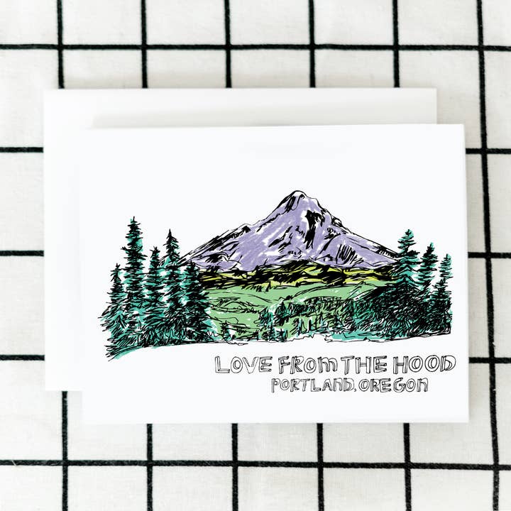 Love From The Hood Art Card for wholesale by ARTJADEN