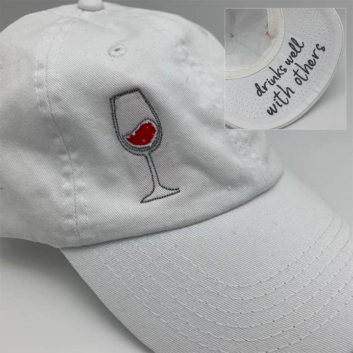 Wine Glass for wholesale by Above the Brow Hats