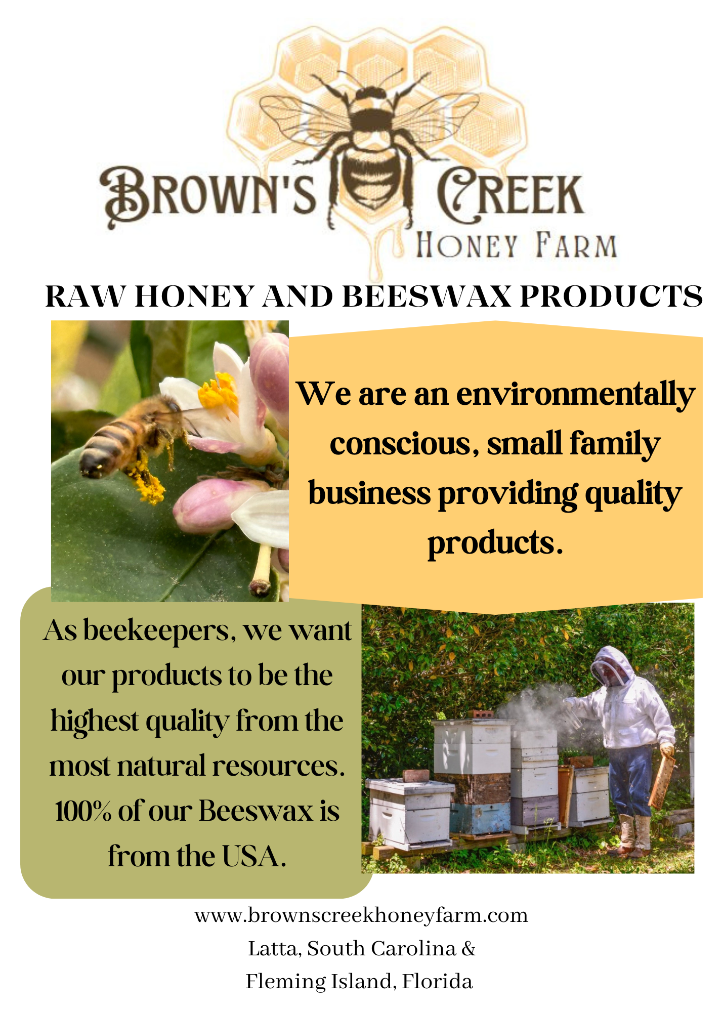 Brown's Creek Honey Farm - Venta al por mayor Bolsa/envoltorio de alimentos - Envoltura de alimentos de cera de ab6