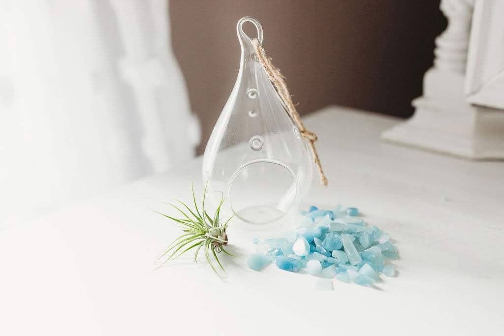 The Simply Crafty Shop - Wholesale Terrarium - Pear Shape Terrarium Kit- Semi-Precious Stone41