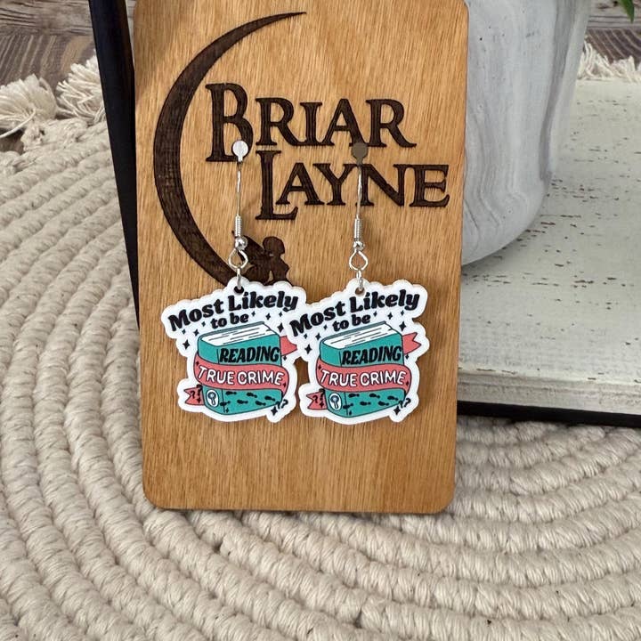 True Crime & Mystery Book Club Earrings #7 and other Purchase Wholesale true crime. Free Returns & Net 60 Terms on Faire trending on Faire.