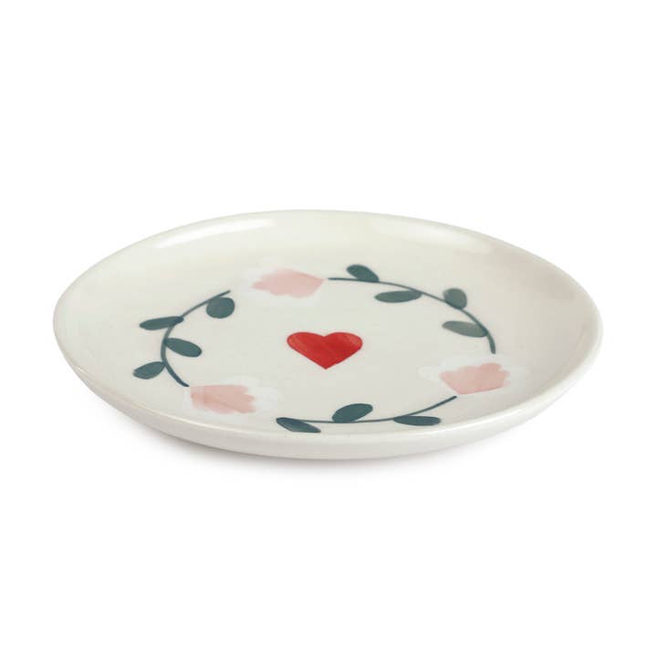 Casa Amarosa - Wholesale Dinner Plate - Ceramic Dessert Plates - Amour Petal , 7 Inches2