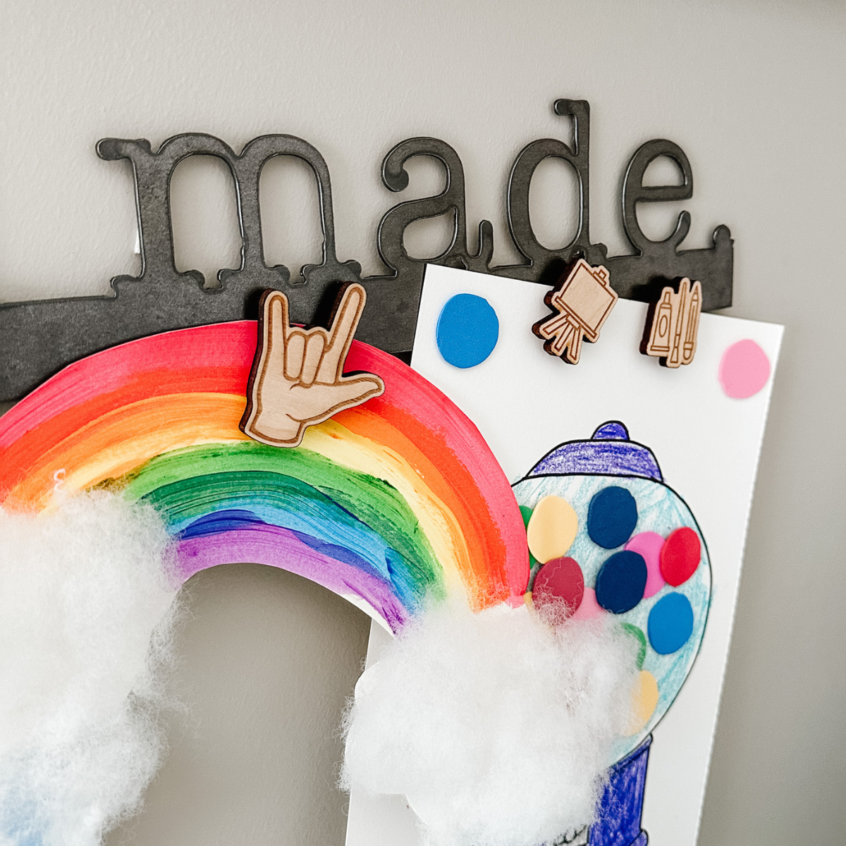 Keystone Steel Co. – Großhandel Wandschild – Look What I Made Magnetic Bar (Schreibmaschinenschrift)3