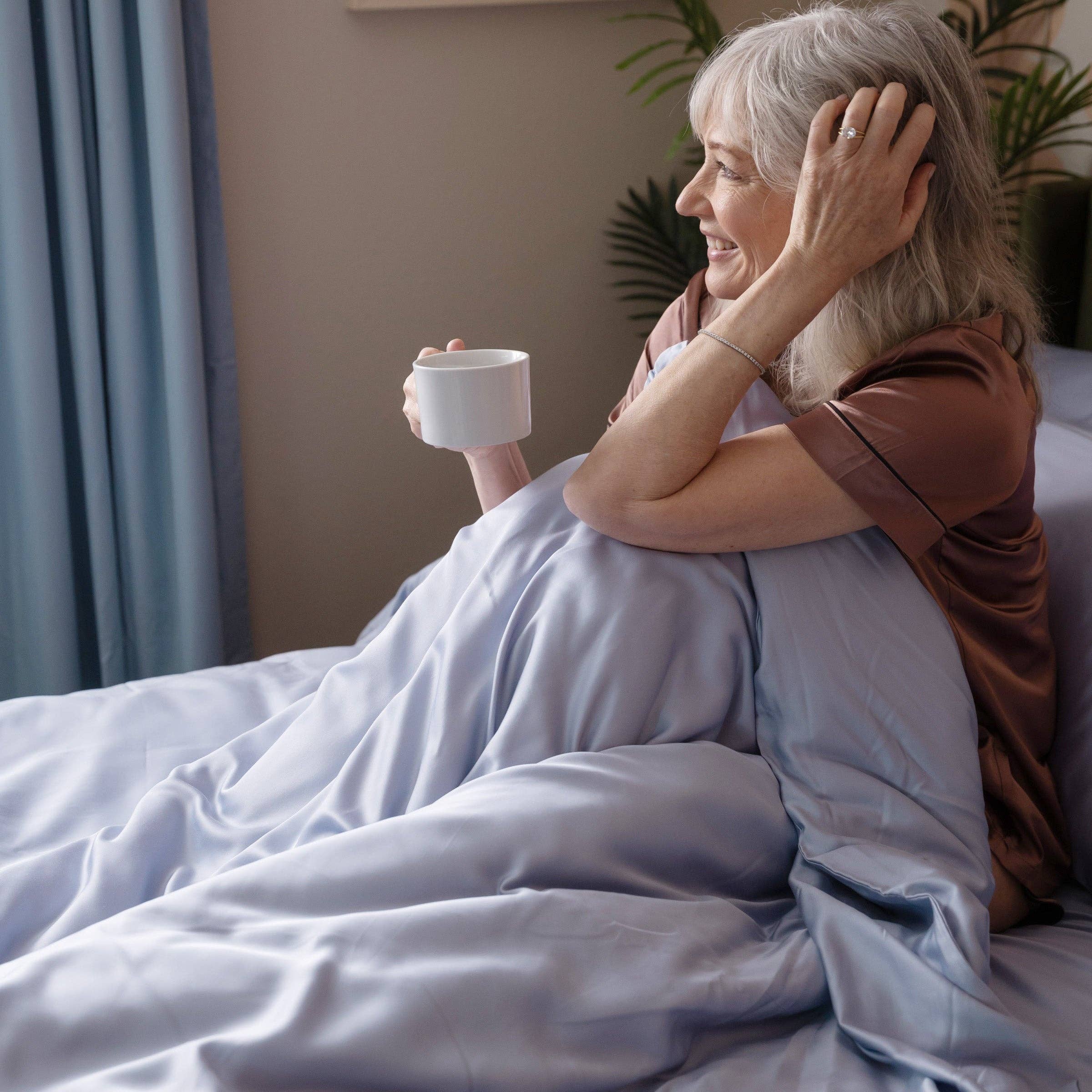 BleuBully Bedding - Wholesale Duvet Cover - Sateen Duvet Cover in Dream Blue2