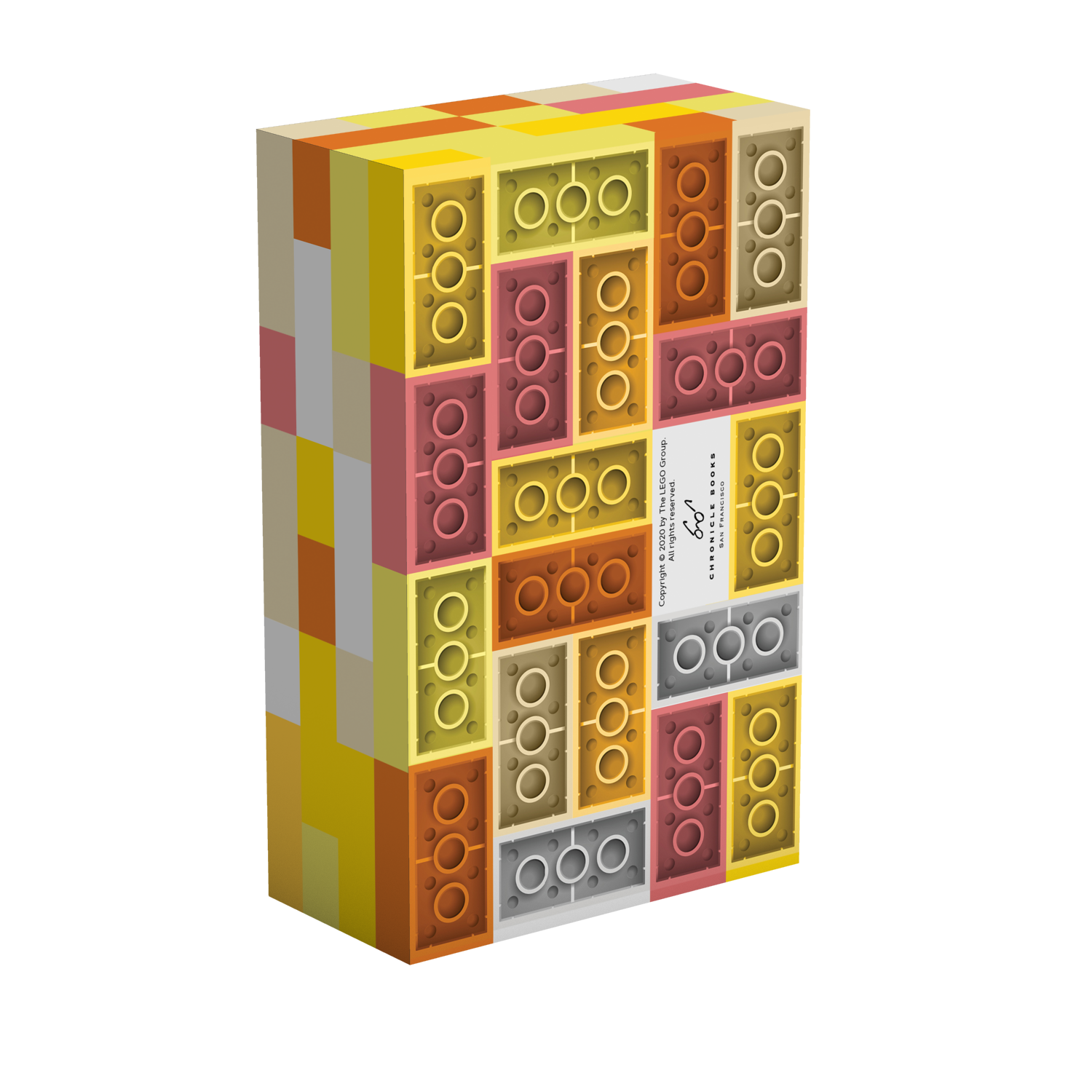 Chronicle Books - Wholesale Notepad - Lego Note Brick (Yellow-Orange)2