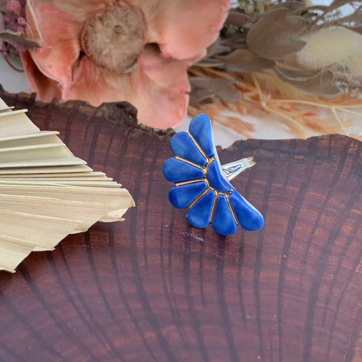 Wolf and Clay Pty Ltd - Wholesale Cocktail/statement ring - Emma - Porcelain Ring2