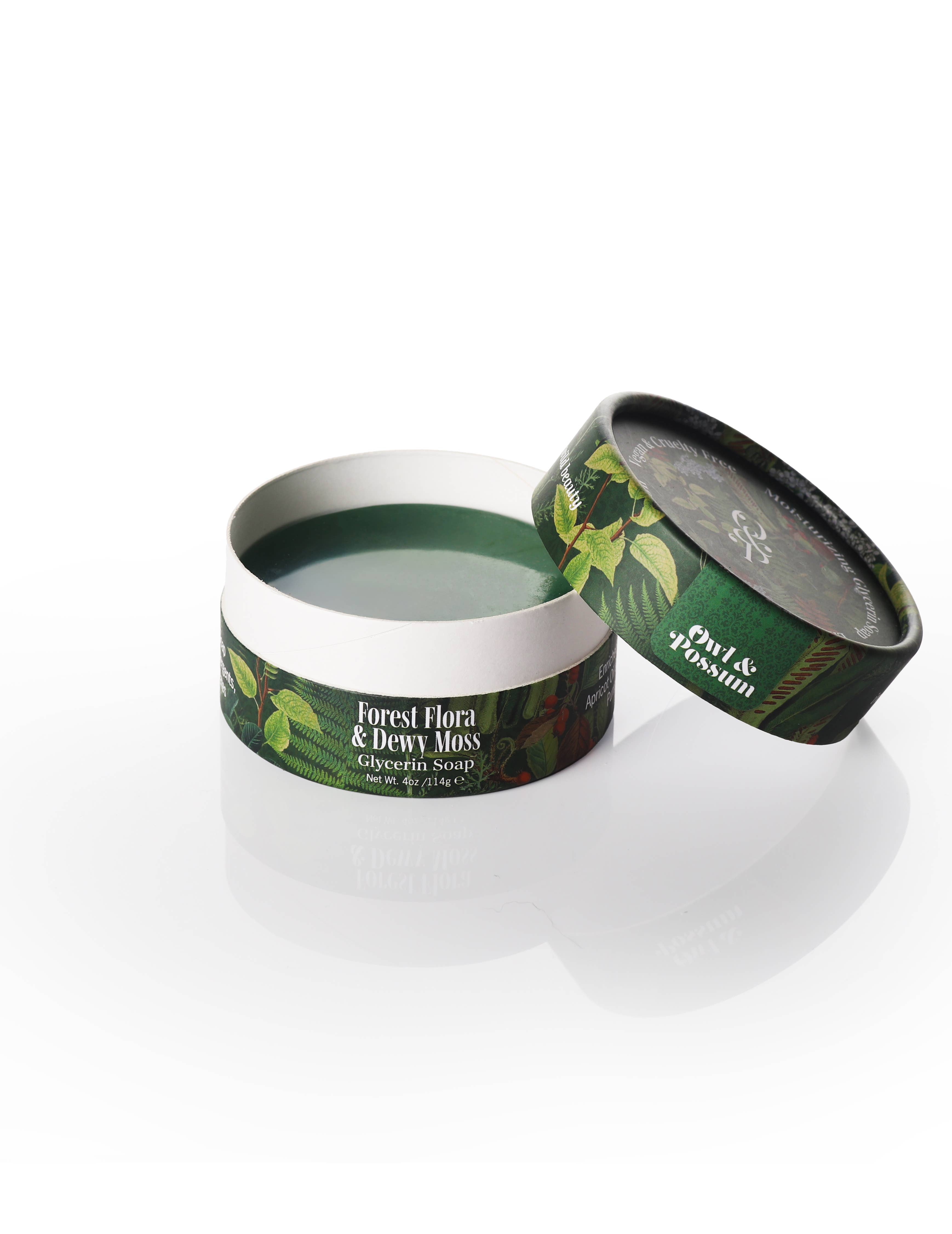 Owl & Possum - Wholesale Bar Soap - FOREST FLORA & DEWY MOSS Moisturizing Glycerin Soap 2