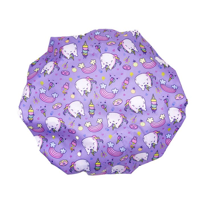 PINEAPPLE Beauty - Wholesale Douchemuts - CALA 69215 Unicorn Party waterdichte douchekap – 6 stuks1