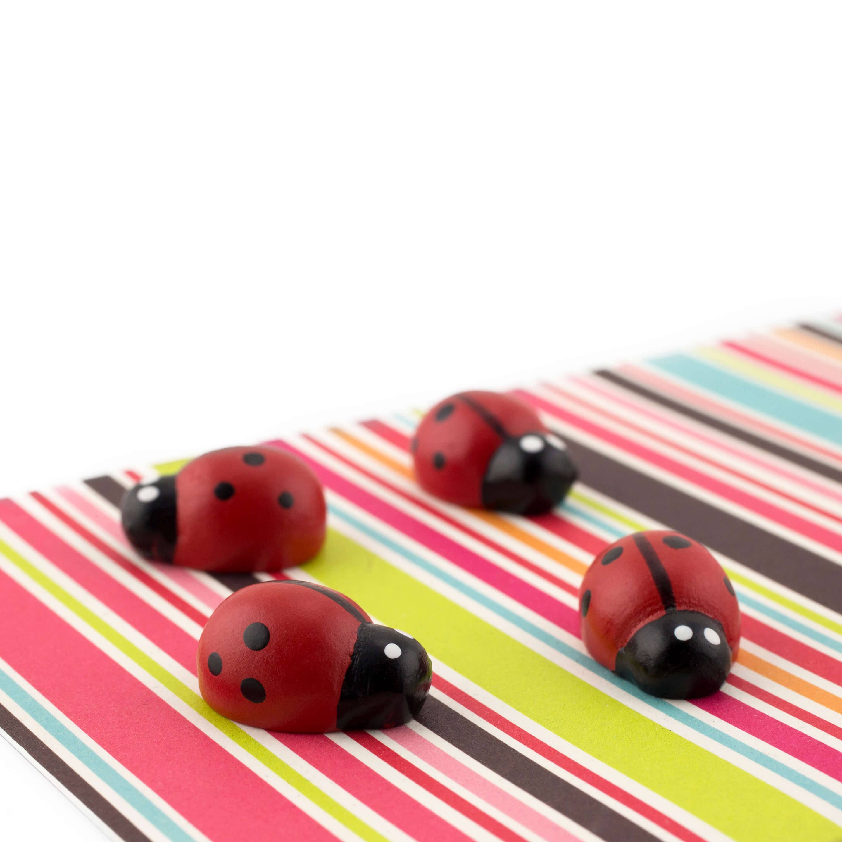 Three by Three Seattle - Wholesale Magnet - colorful ladybug magnets2