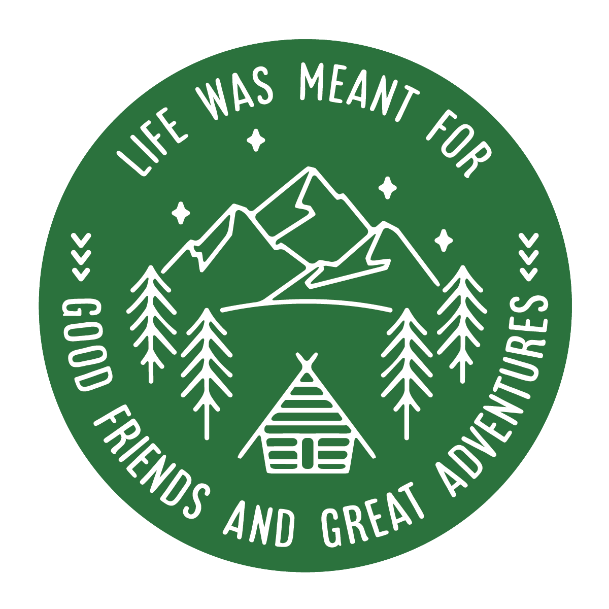 Stickerlishious - Wholesale Sticker - LIFE WAS MEANT STICKER0