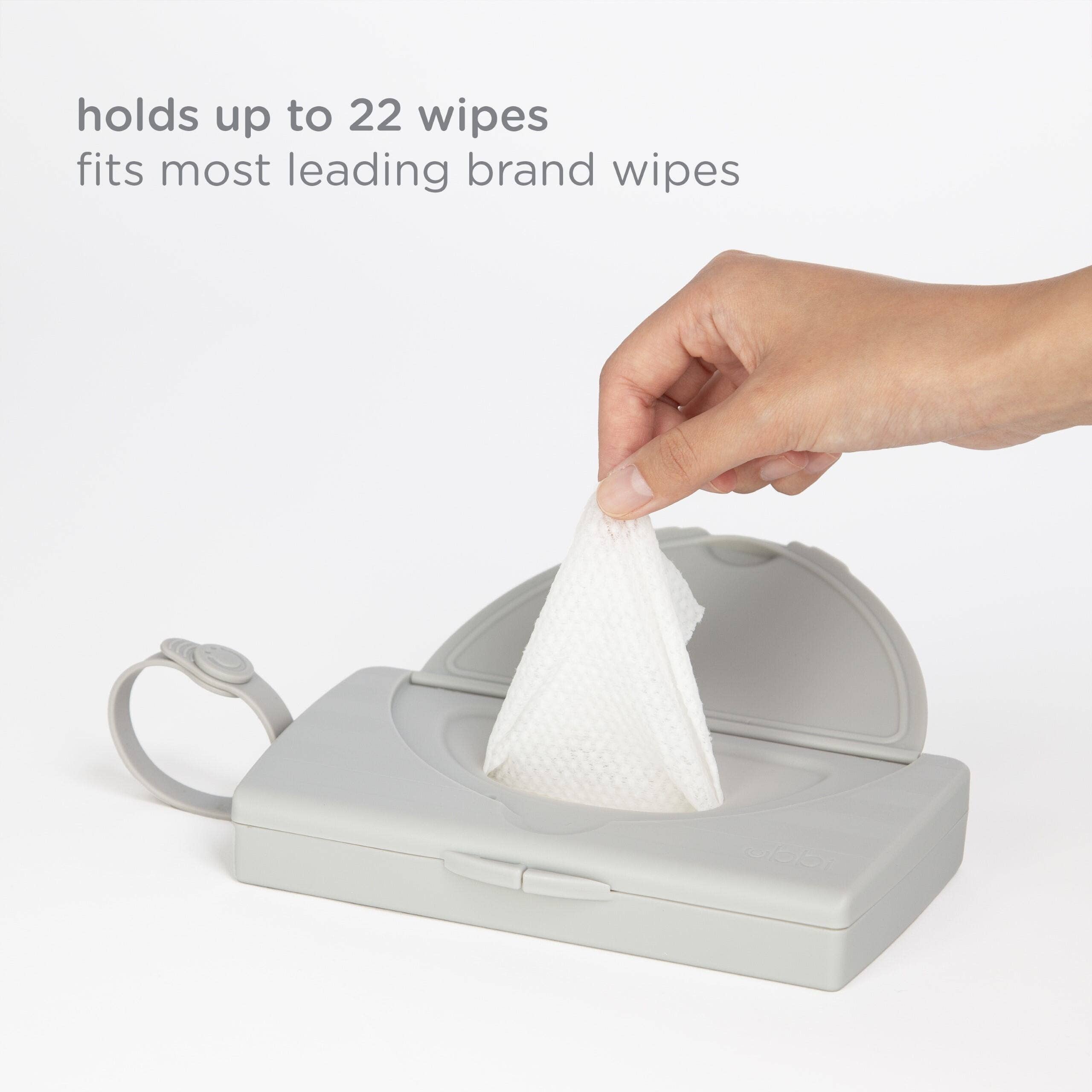 Ubbi - Wholesale Travel Changing Pad - Baby - Gray On-the-Go Wipes Dispenser4