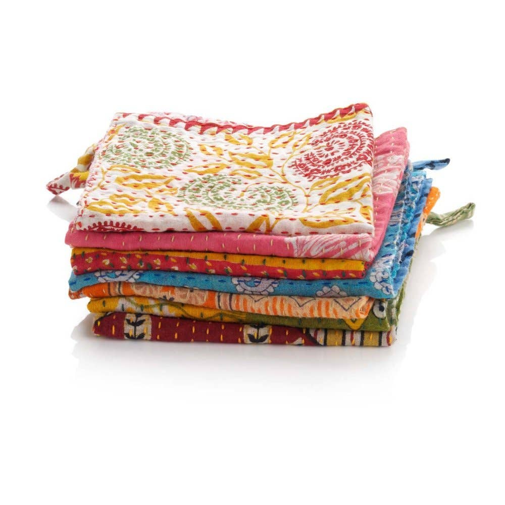 SERRV International - Vente Torchon - Torchons Kantha - Set de 31