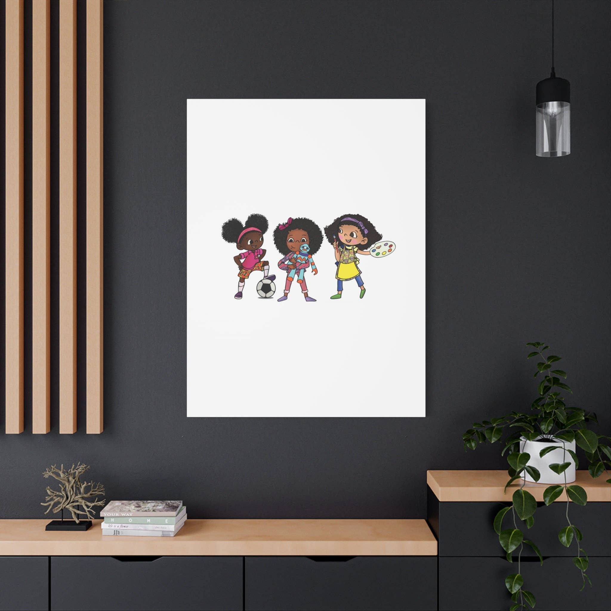 Ikuzi Dolls - Wholesale Art Print - Kids & Baby - Kids' Canvas Wall Art - Playful Characters for Creative Spaces206