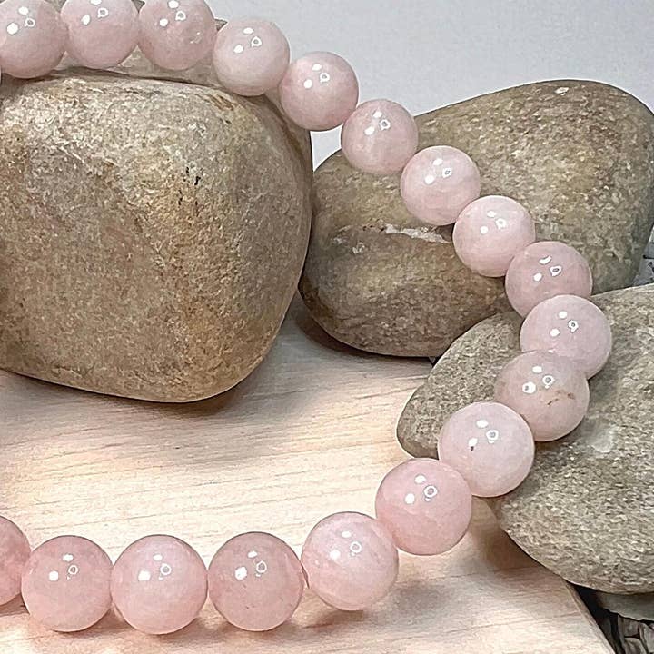 One Zero Eight – wholesale Beaded bracelet – 8mm Rose Quartz Mala Bracelet2