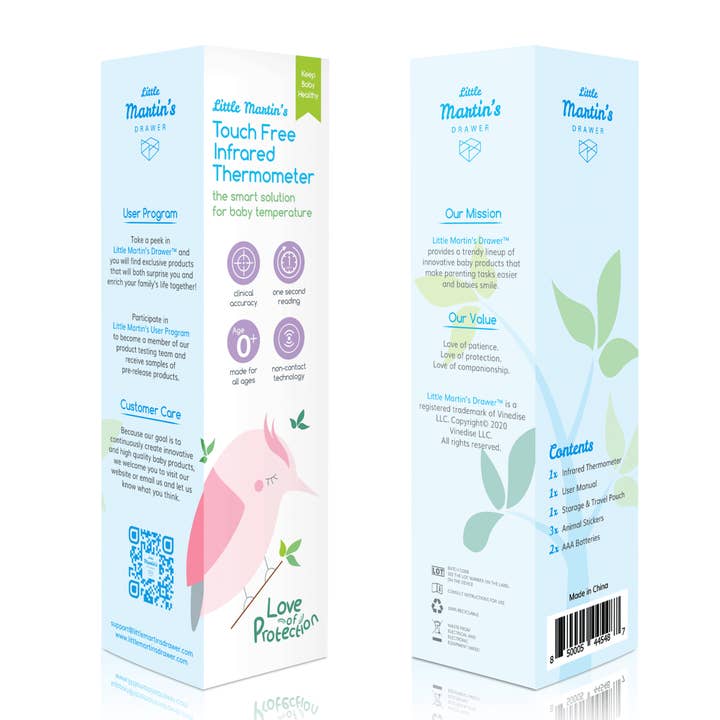 Little Martin's Drawer - Wholesale Thermometer - Touch Free infrarood voorhoofdthermometer4