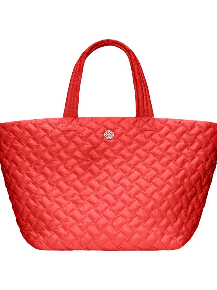 Red Large Quilted Tote similar MZ Wallace & Oliver Thomas for wholesale by Ameliora
