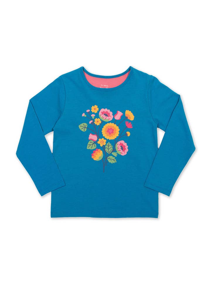 Kite Clothing - Wholesale Screen Printed T-Shirt - Kids - Folk floral t-shirt2