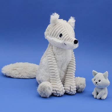 Les Déglingos, France - Wholesale Stuffed/Plush Toy - Kids & Baby - LES PTIPOTOS - 27CM PLUSH MUM & BABY SNOW FOX5