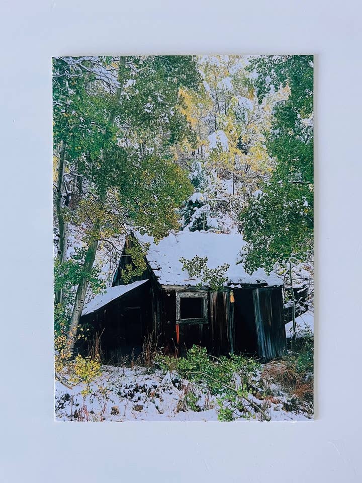 Notecard - Daly Canyon Miner's Shack for wholesale by Past & Present Photography