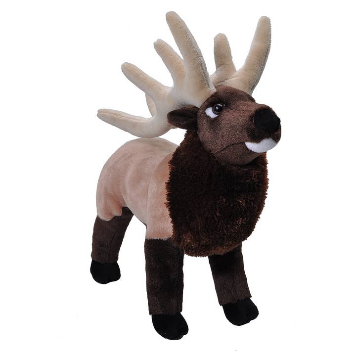CK Elk Standing Stuffed Animal 12" for wholesale by Wild Republic