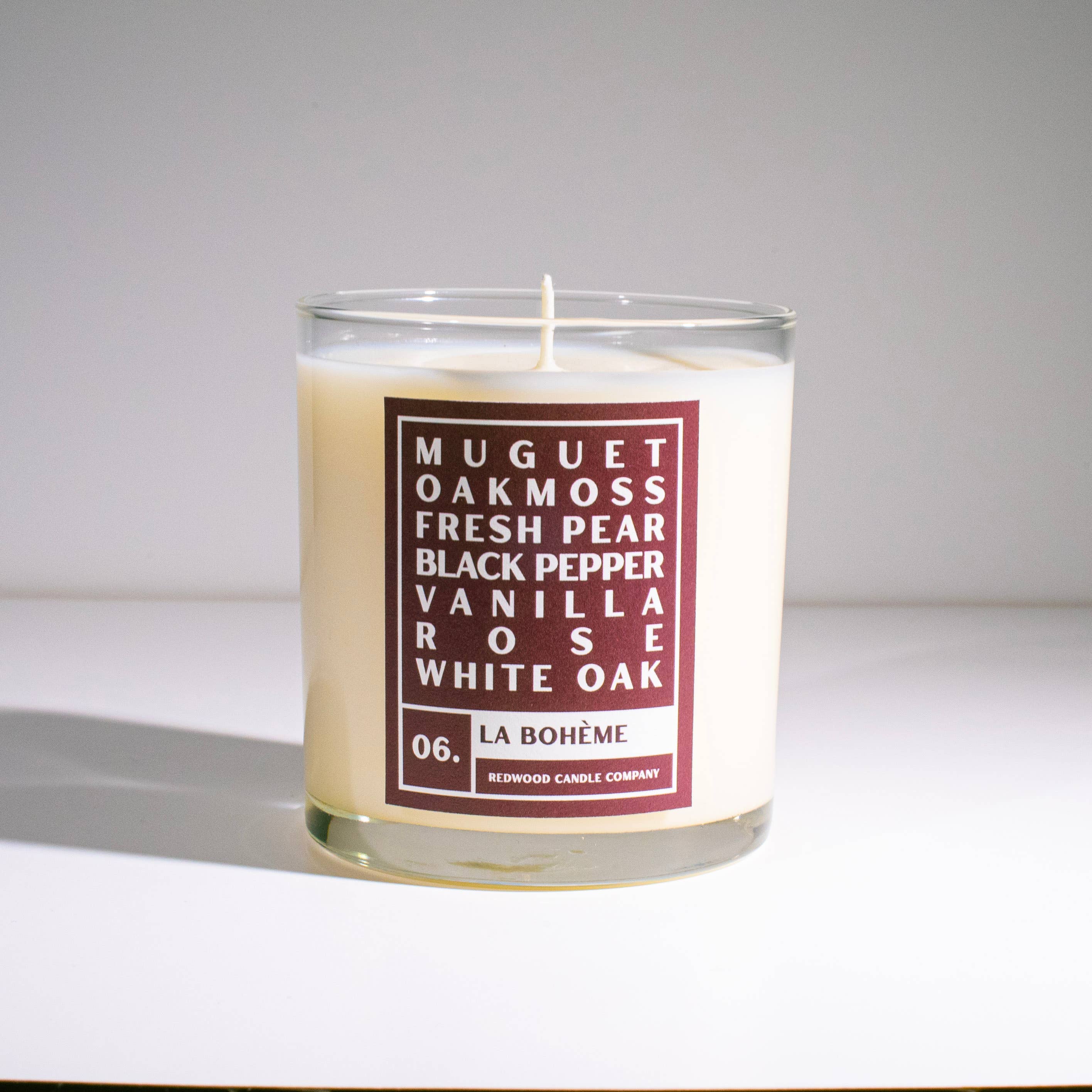 Redwood Candle Co. - Wholesale Jar/Filled Candle - La Boheme 10oz Candle